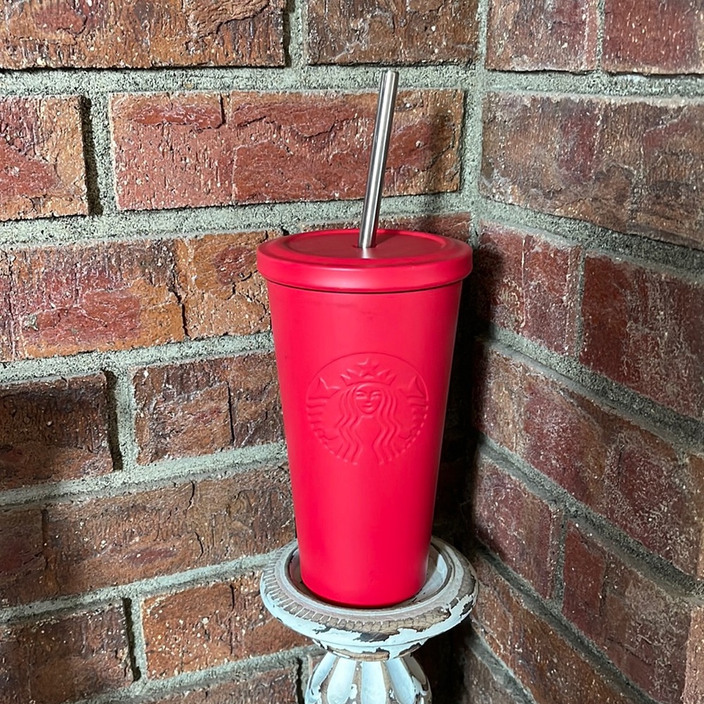Starbucks matte Red Tumbler